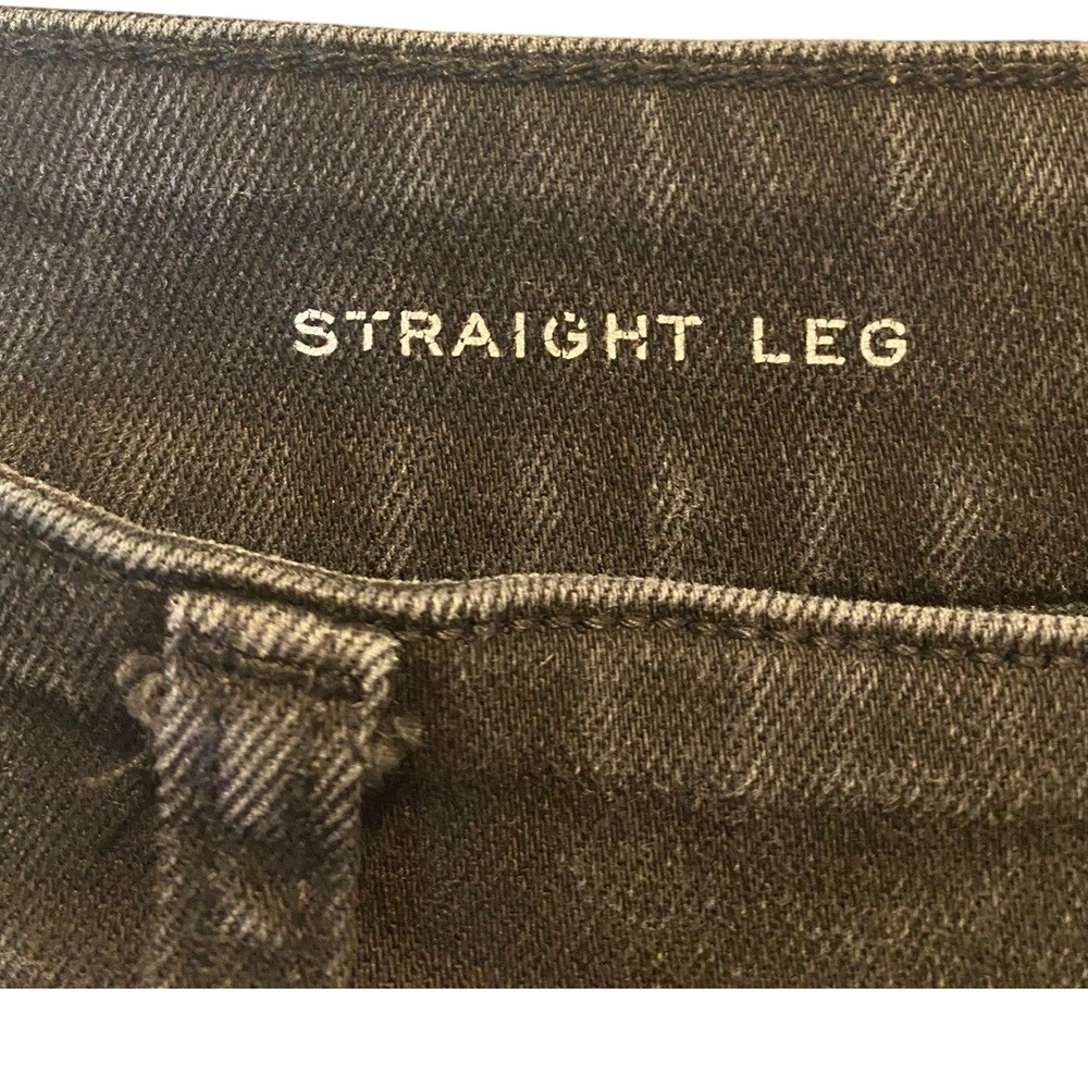 St Johns Bay Womens Black Straight Leg Stretch Denim Jeans Size 3 RN93677 - Picture 3 of 5